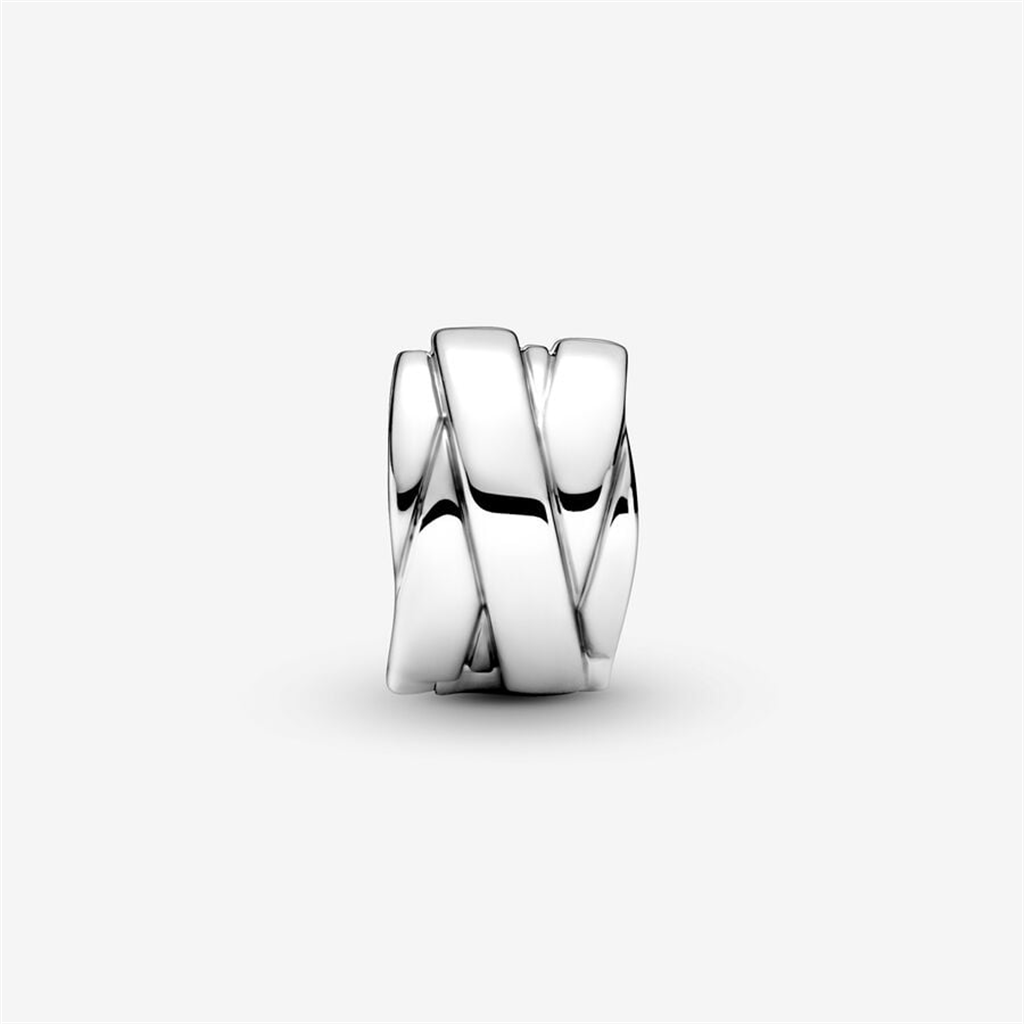 Pandora Moments Polished Ribbons Clip Charm