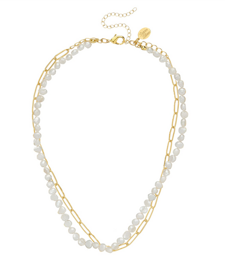 Susan Shaw Piper Paperclip Necklace