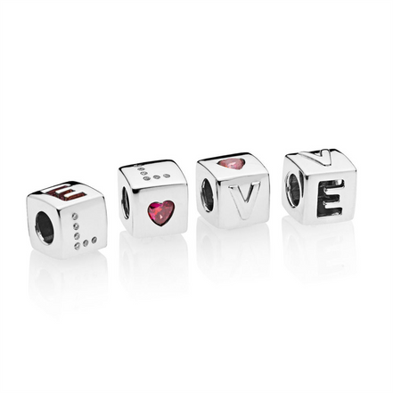 Pandora Love Dice Charm