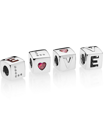 Pandora Love Dice Charm