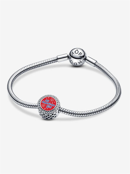 All American Girl Button Charm