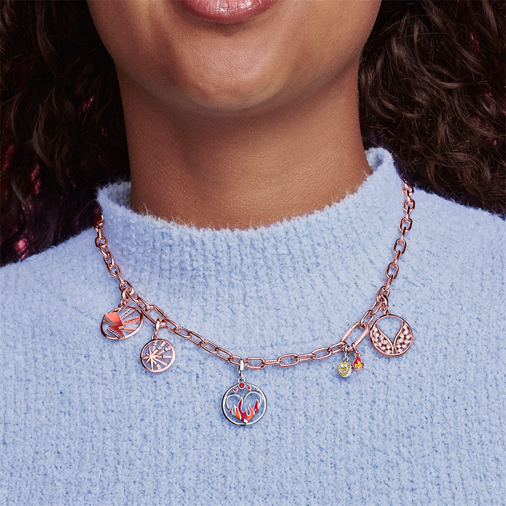 Pandora ME Rose Small-Link Chain Necklace 50 cm