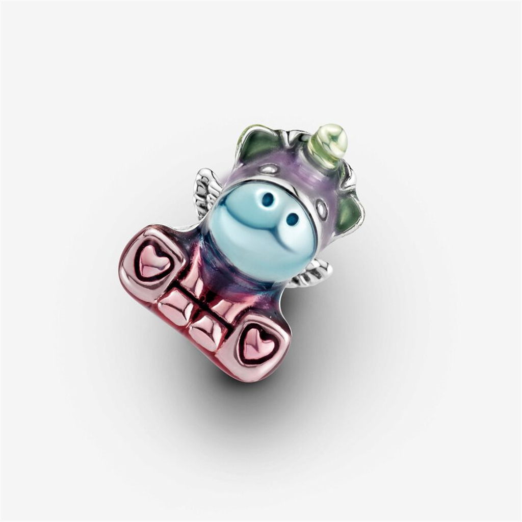 Pandora Moments Colorful Rainbow Bruno The Unicorn Charm