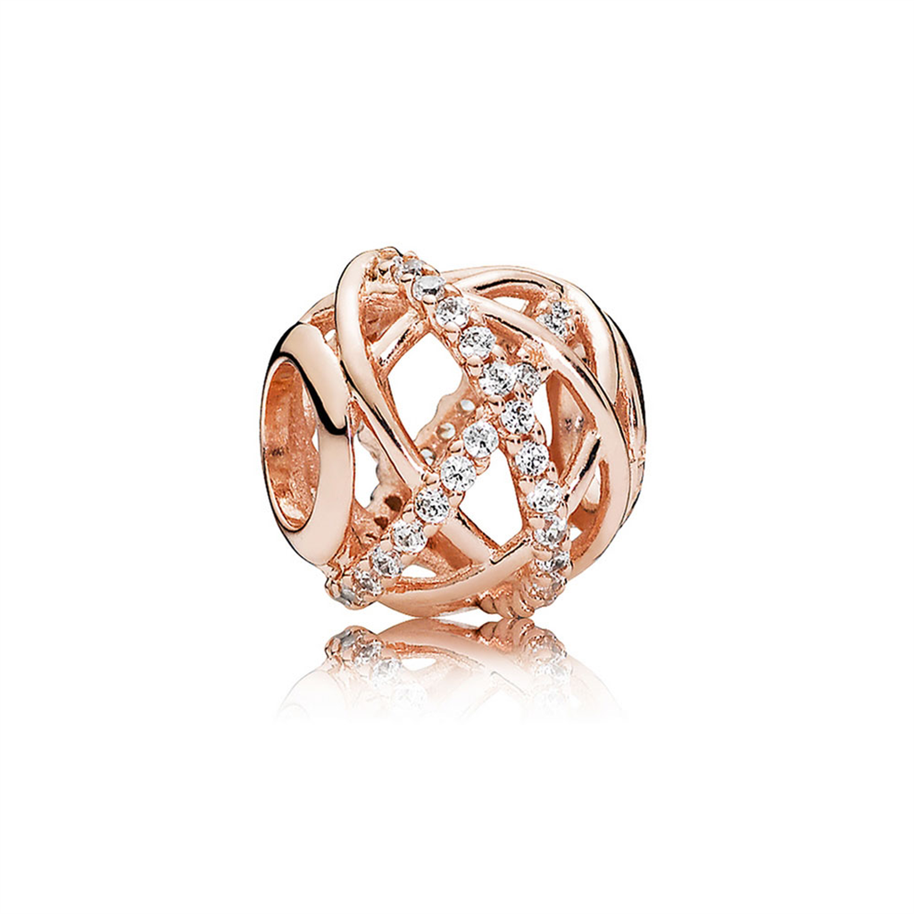 Sparkling and Polished Lines Charm