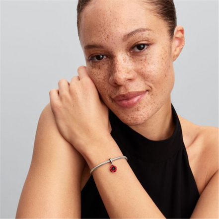 Pandora Poppy Dangle Charm