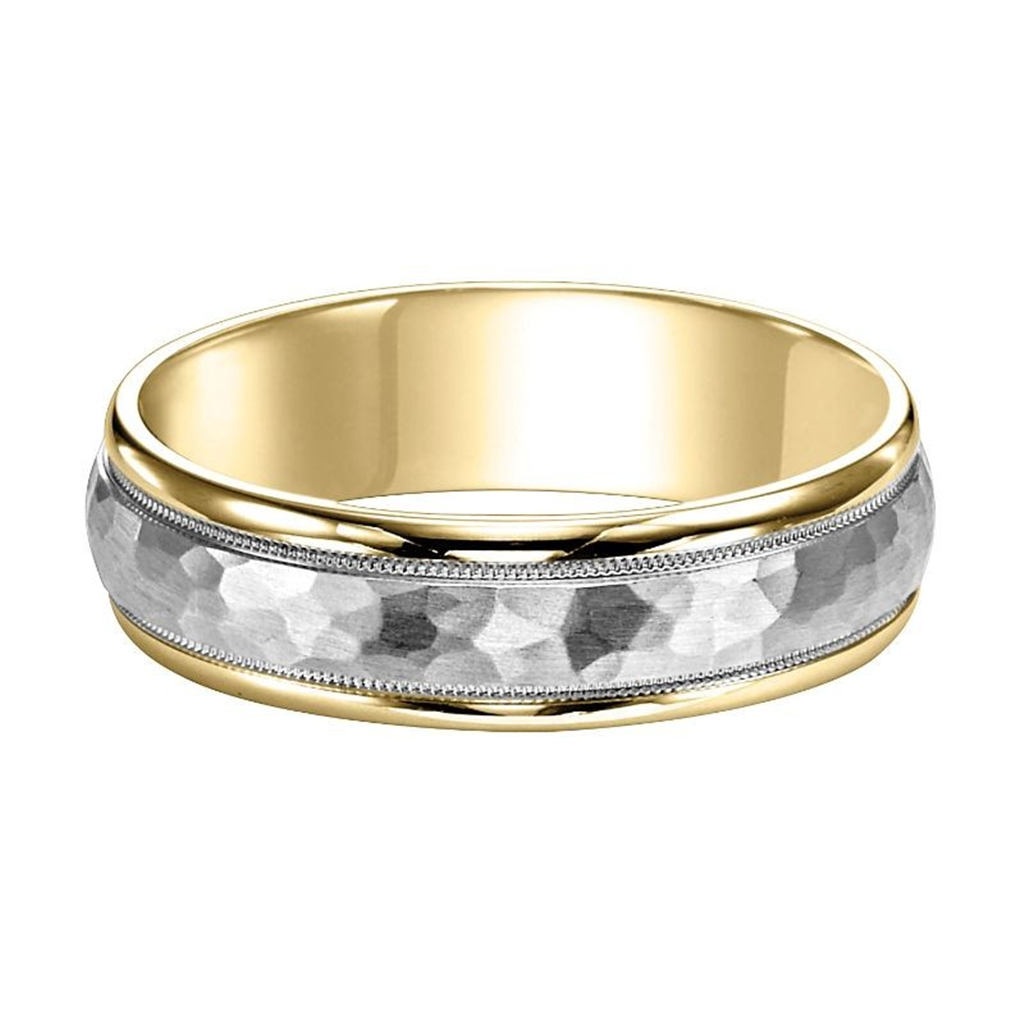 Goldman 14K Two-toned Carbon Fiber Band