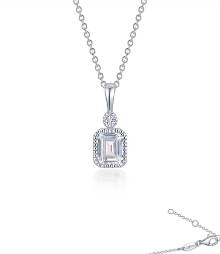 Lafonn 0.91 CTW Simulated Diamond April Birthstone Necklace