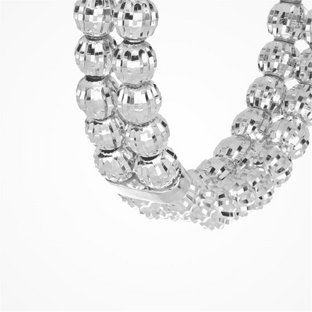 Desmos Crystal Double Row Hoop Earrings