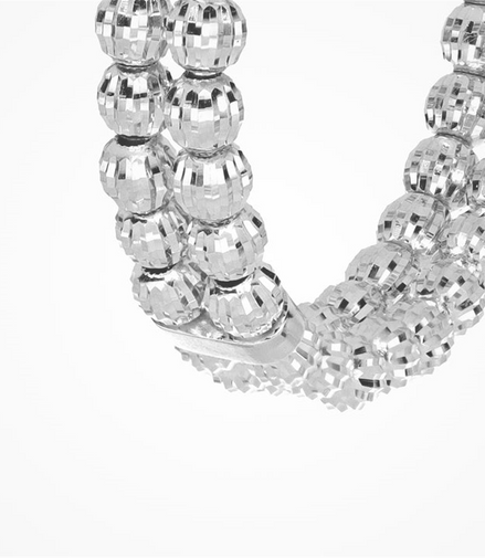 Desmos Crystal Double Row Hoop Earrings