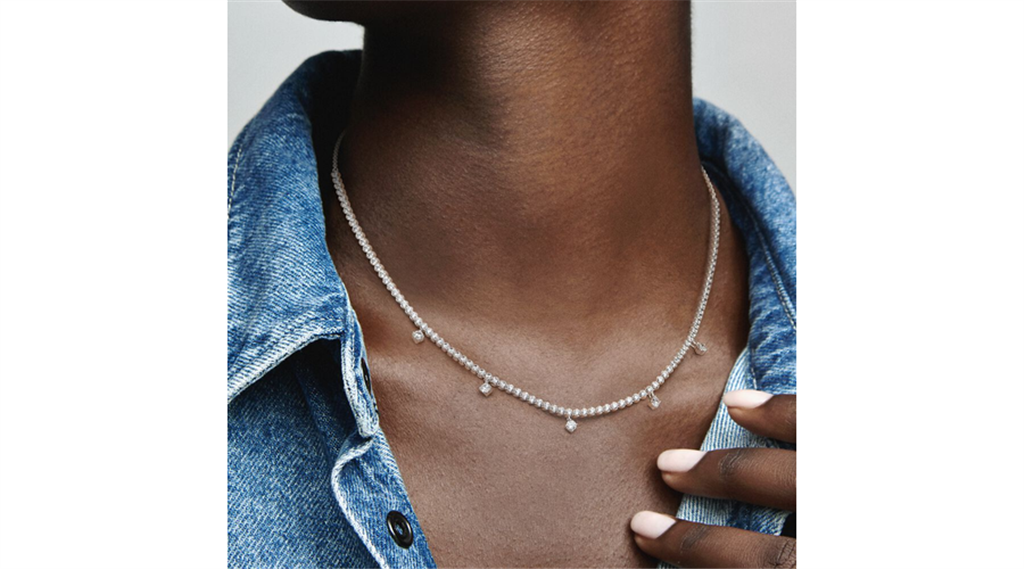 Pandora Timeless Sparkling Drop Collier Necklace