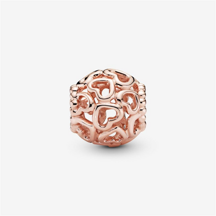 Pandora Moments Openwork Hearts Charm