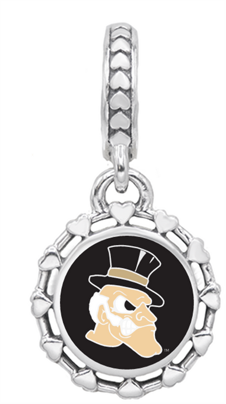 Pandora Wake Forest Demon Deacon Dangle Charm