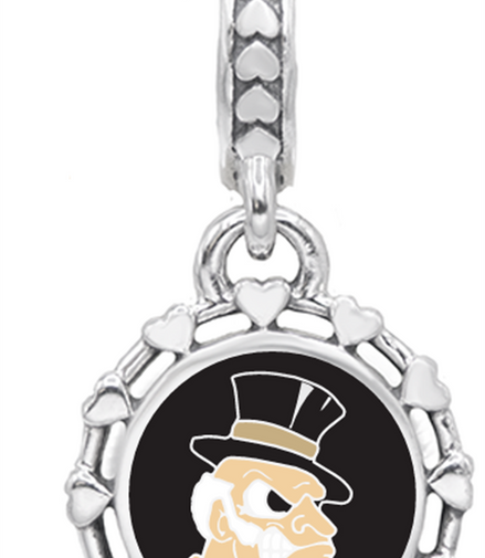 Pandora Wake Forest Demon Deacon Dangle Charm