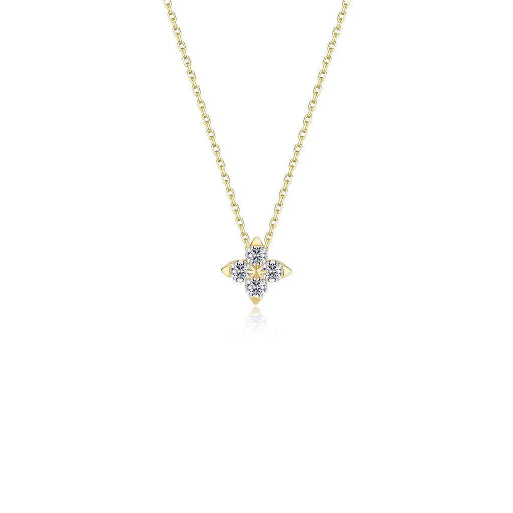 Lafonn 0.37 CTW Simulated Diamond Trillium Bud Necklace