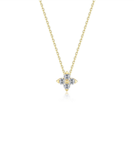 Lafonn 0.37 CTW Simulated Diamond Trillium Bud Necklace