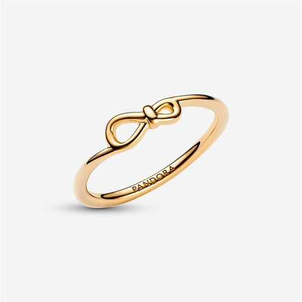 Pandora Moments Infinity Knot Ring Size 9