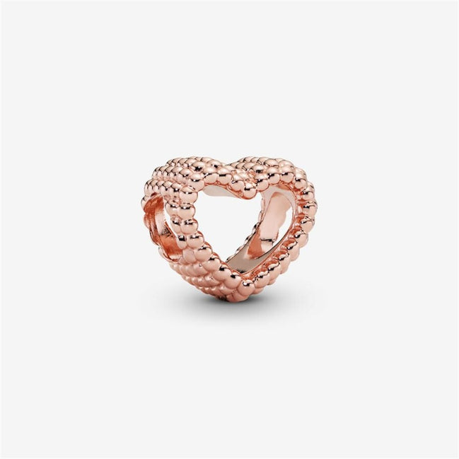 Pandora Moments Beaded Open Heart Charm