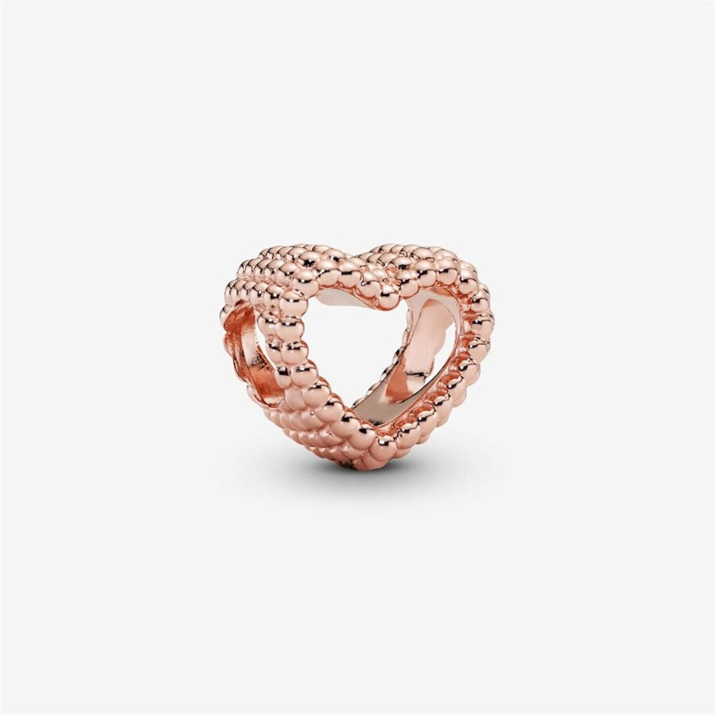 Pandora Moments Beaded Open Heart Charm