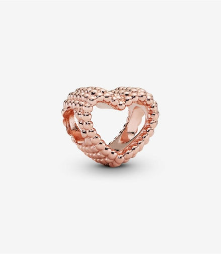 Pandora Moments Beaded Open Heart Charm