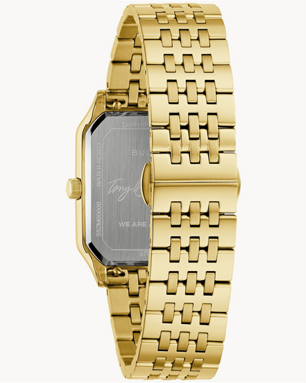 Bulova Tony Bennett “We Are All Here” Silver Dial Gold-Tone Bracelet Watch