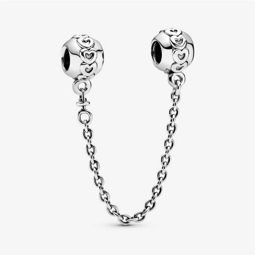 Pandora Moments Eternal Hearts Chain Safety Chain