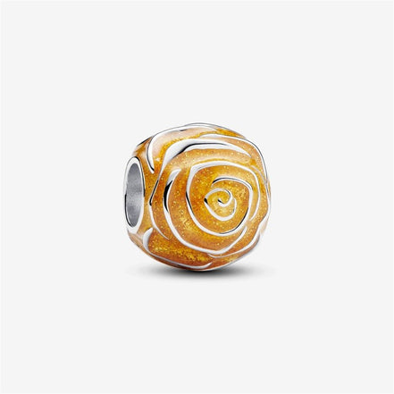 Pandora Moments Yellow Rose in Bloom Charm
