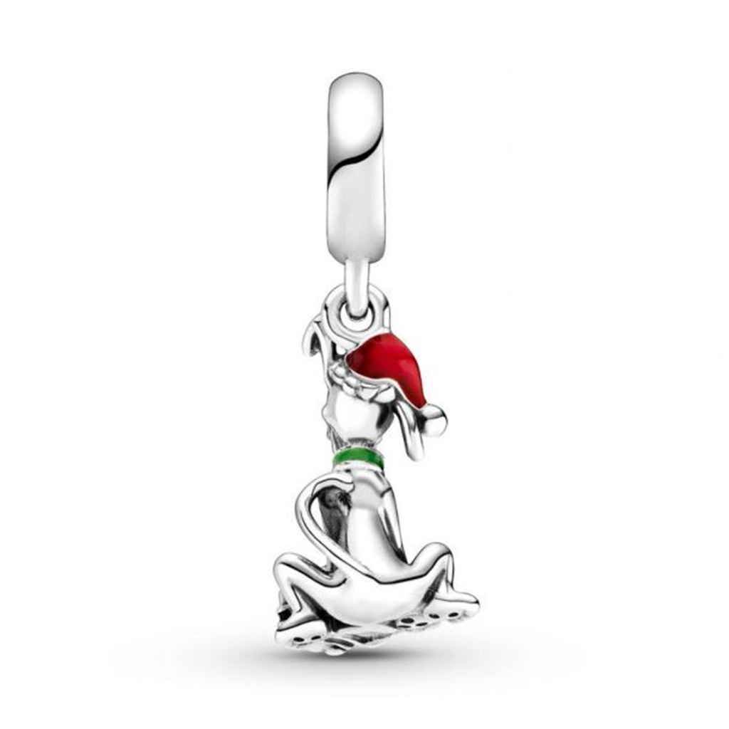 Pandora - Disney, Pluto Christmas Gift Charm