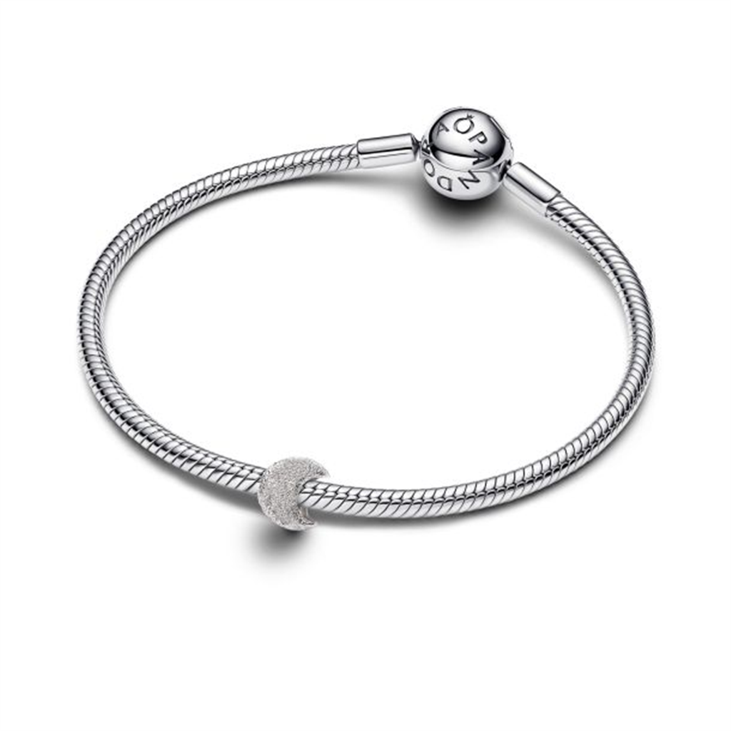 Pandora Textured Moon Mini Charm