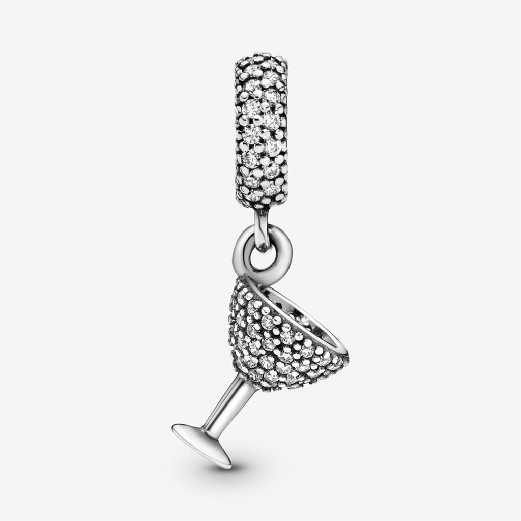 Pandora Moments Pavé Cocktail Glass Dangle Charm