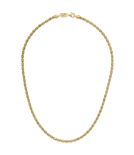 Desmos Gold Plated Crystal Barrel Necklace