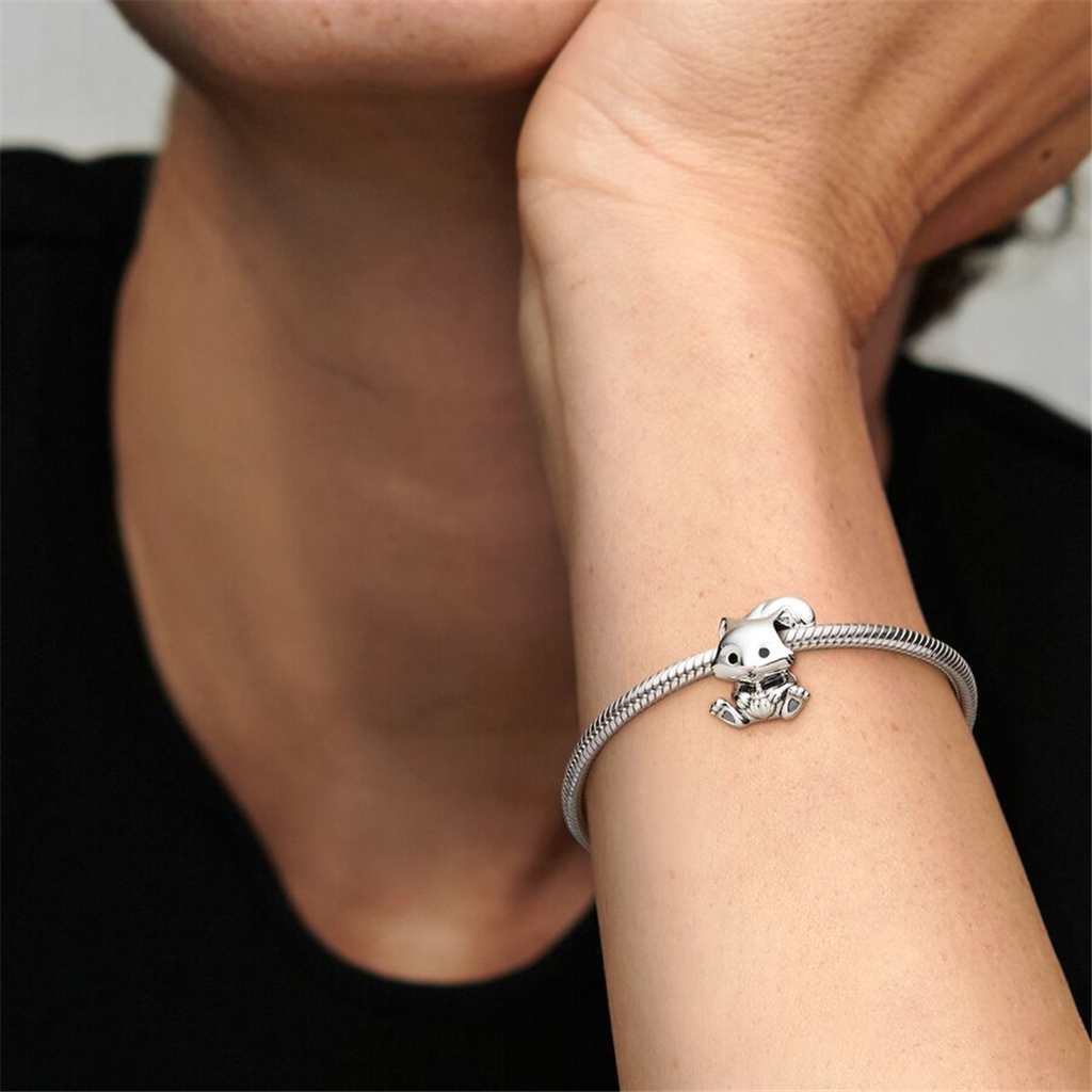 Pandora Moments Cute Squirrel Charm