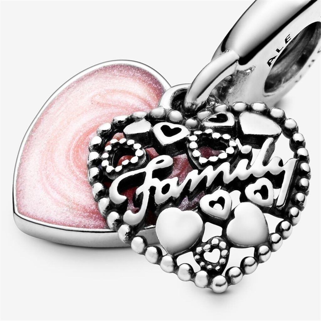 Pandora Moments Love Makes A Family Heart Dangle Charm
