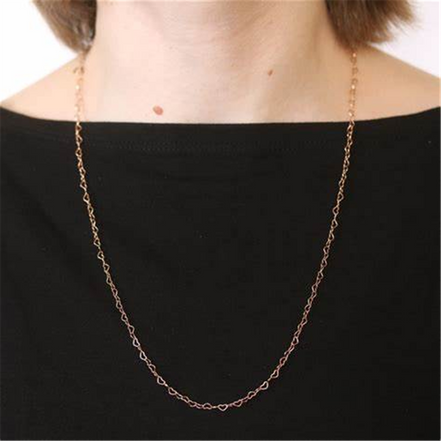 Pandora Moments Rose Joined Hearts Necklace 60 cm