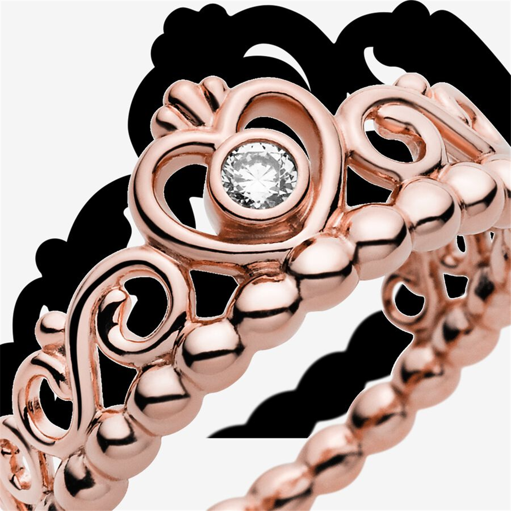 Pandora Timeless "My Princess" Tiara Ring Size 7