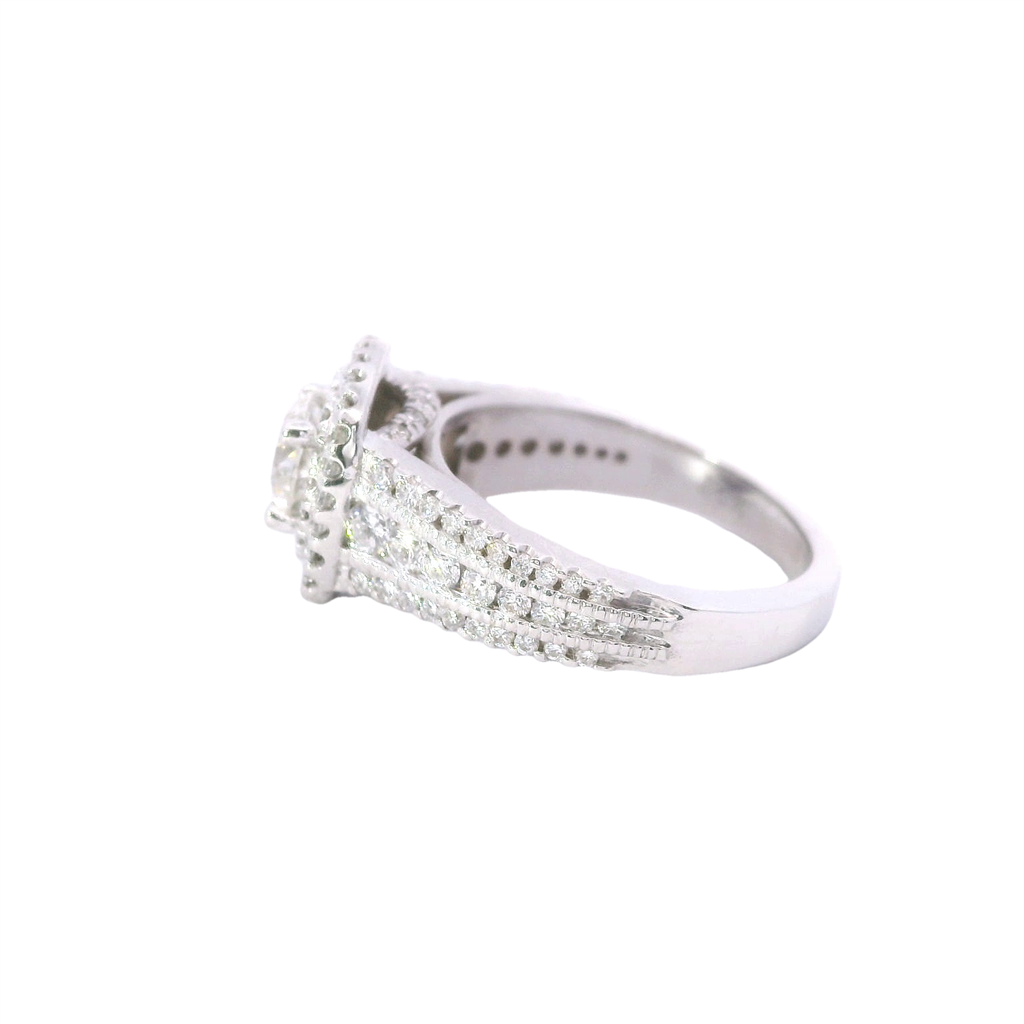 14Kw .85Ct Diamond Remount Double Halo