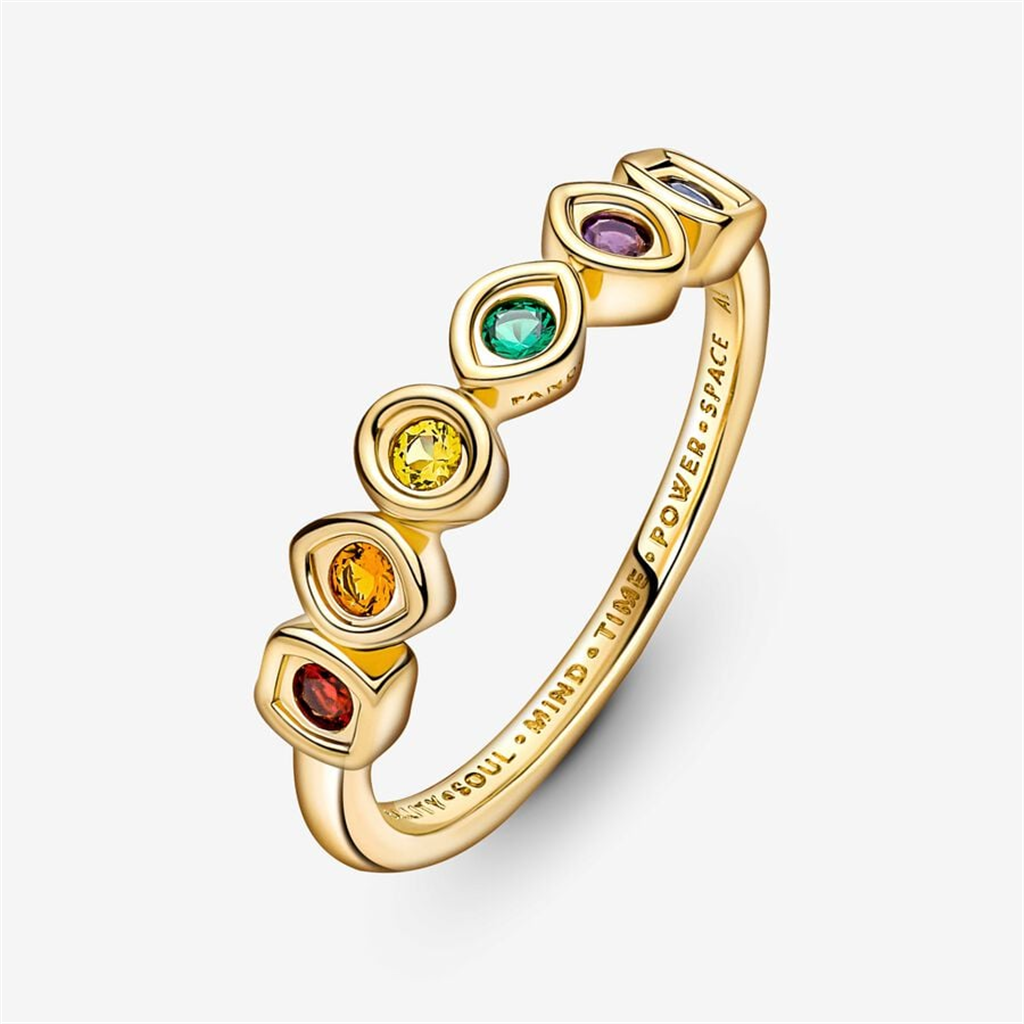 Pandora Marvel The Avengers Infinity Stones Ring Size 7