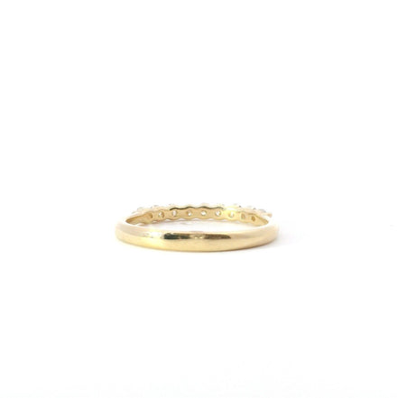 14K Yellow Gold Diamond Fashion Ring