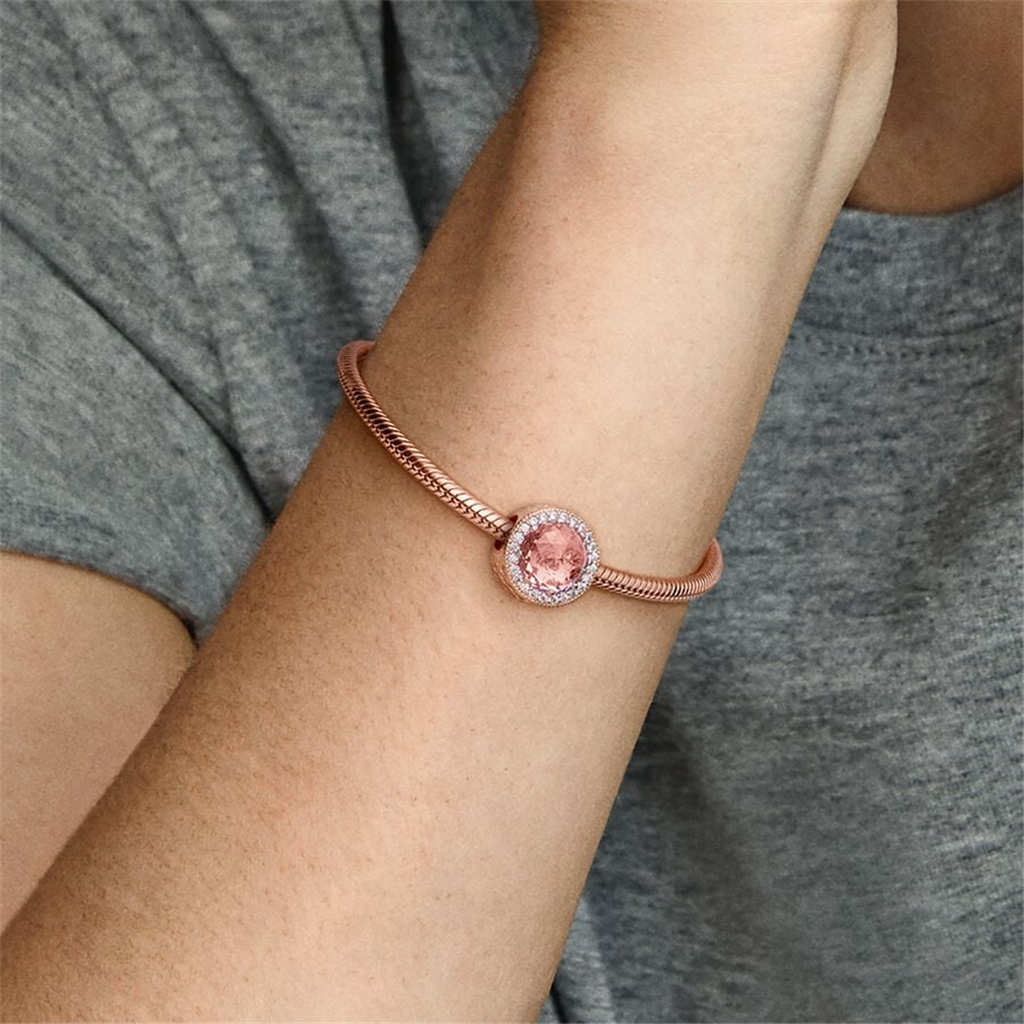 Pandora Moments Blush Pink Radiant Hearts Charm