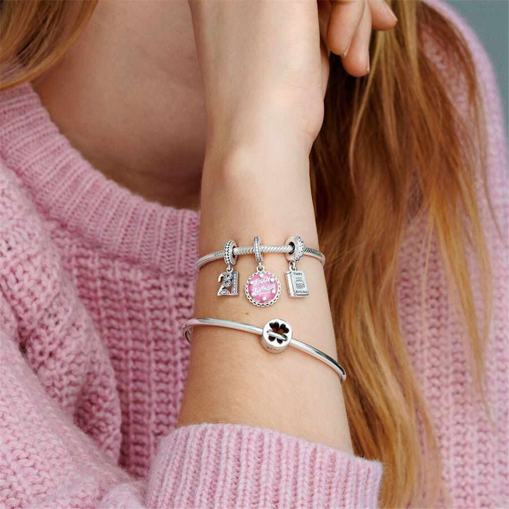 Pandora Moments 21st Celebration Birthday Dangle Charm