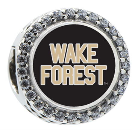 Pandora Wake Forest Demon Deacon Button Charm
