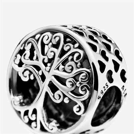 Pandora Moments Openwork Family Roots Charm