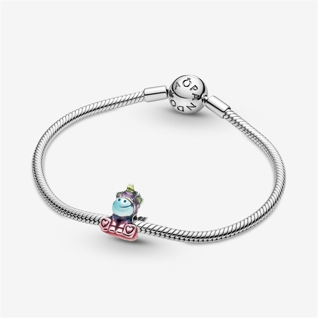 Pandora Moments Colorful Rainbow Bruno The Unicorn Charm