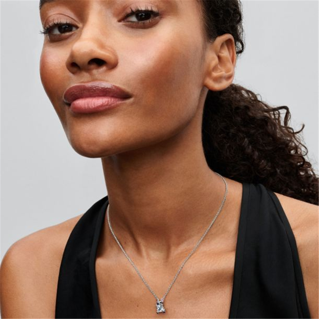Pandora Disney Stitch Sterling Silver Collier Necklace 45 cm