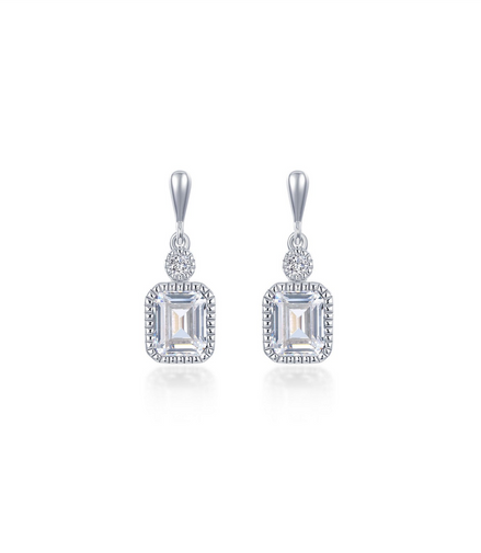 Lafonn 1.82 CTW Simulated Diamond April Birthstone Dangle Earrings