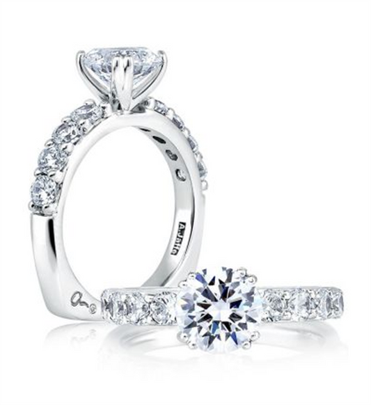 A.Jaffe Timeless Classic Double Prong Engagement Ring