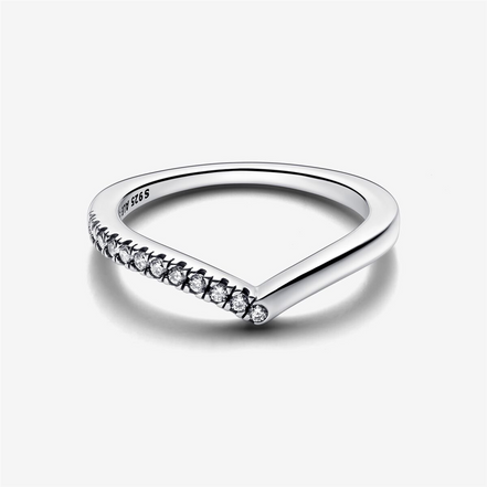 Pandora Timeless Wish Half Sparkling Ring Size 54