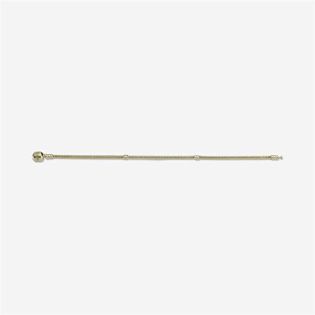 Pandora Moments 14K Yellow Gold Snake Chain Bracelet Size 20