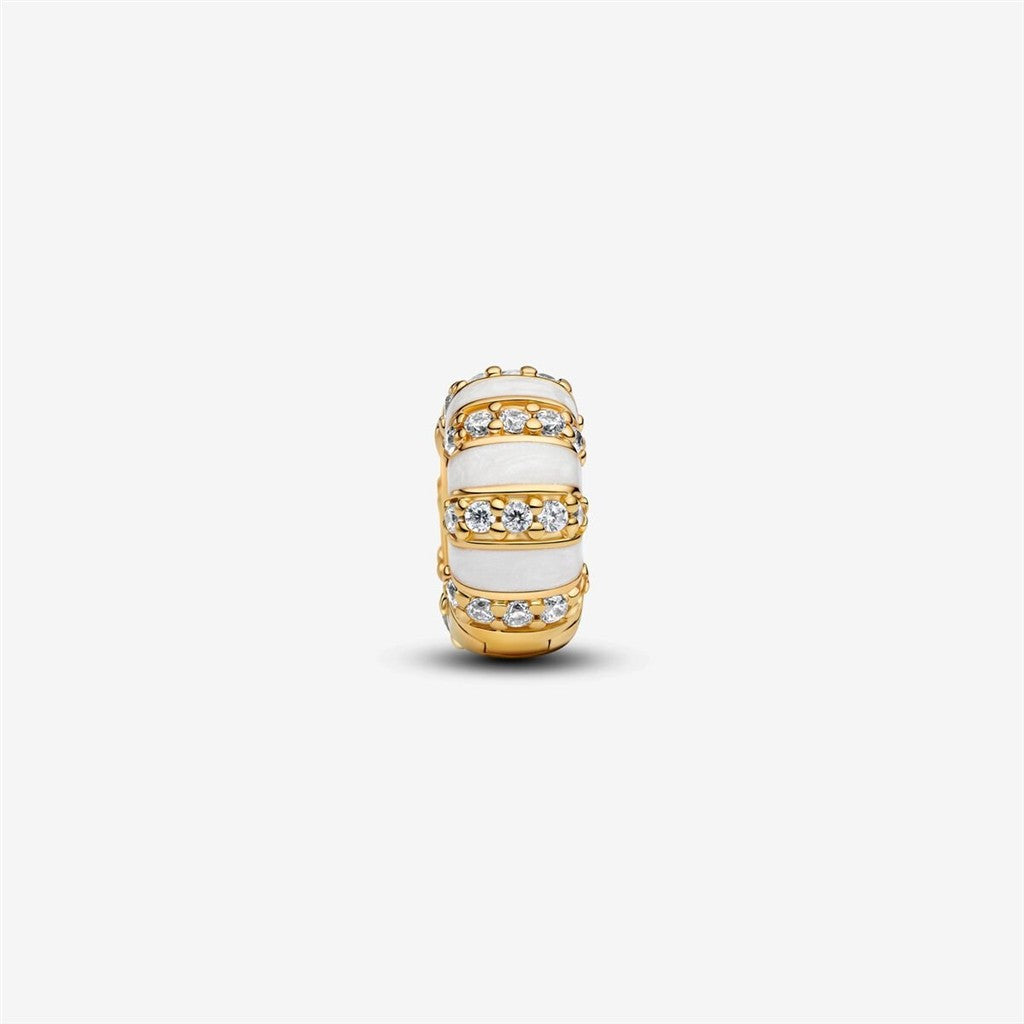 Pandora Moments Stones And Enamel Clip Charm