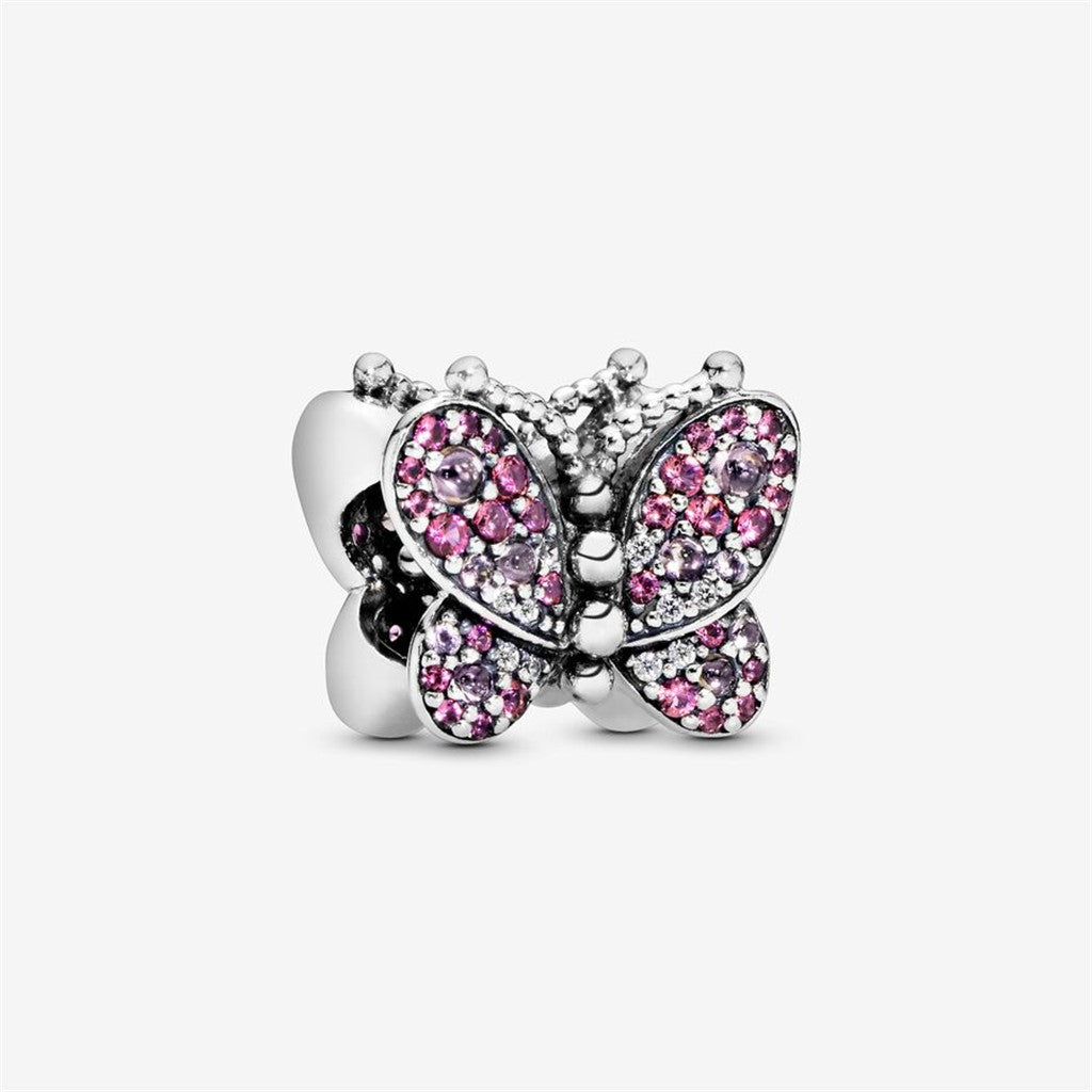 Pandora Moments Pink Pavé Butterfly Charm