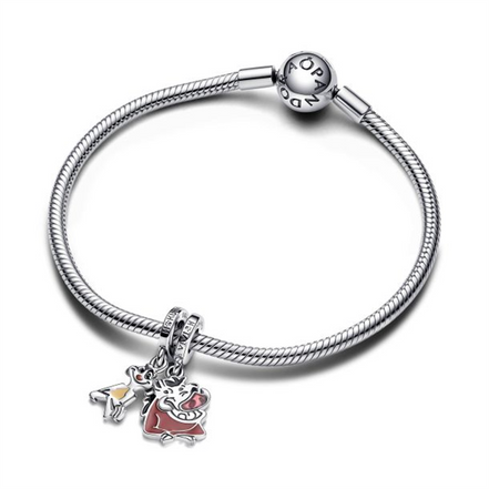 Pandora - Disney, The Lion King Timon & Pumbaa Splittable Dangle Charm